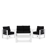 Safavieh Nason 4 Piece Outdoor Living Set