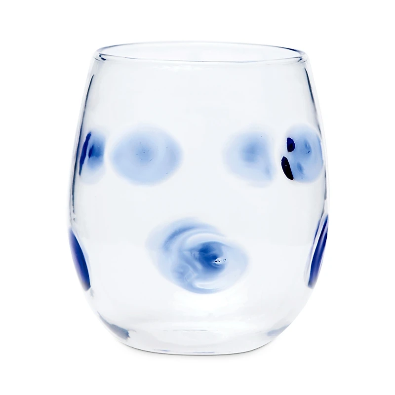 Vietri Drop Stemless Wine Glass