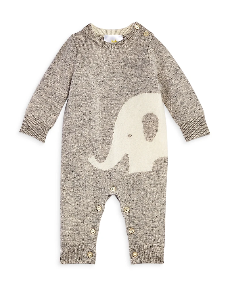 Bloomie's Unisex Elephant Cashmere Coverall, Baby - Exclusive