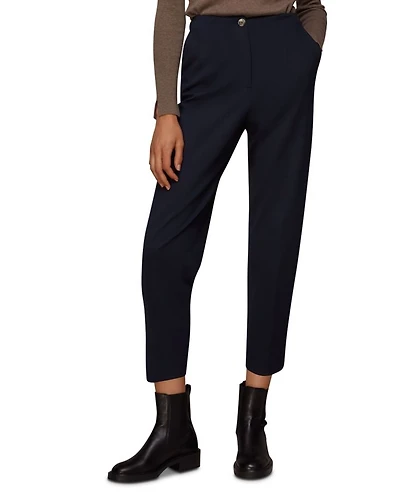 Lila Tapered Ponte Cropped Pants
