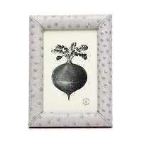 Witney Ostrich Leather Frame, 4" x 6"