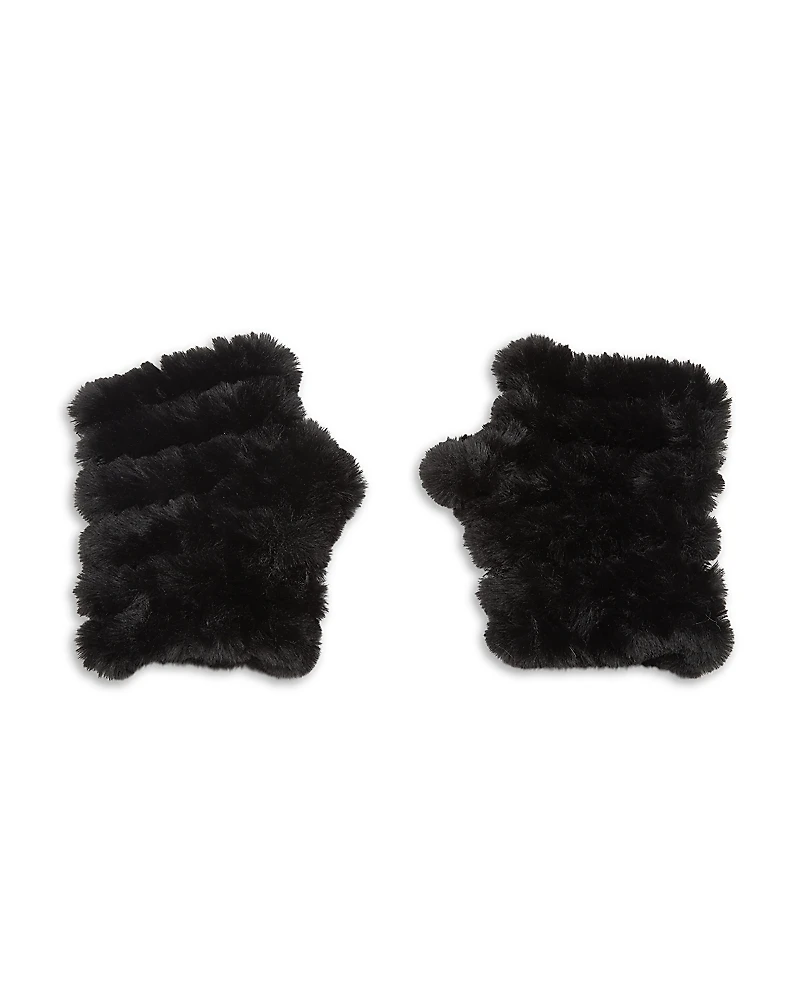 Jocelyn Mandy Faux Fur Fingerless Mittens