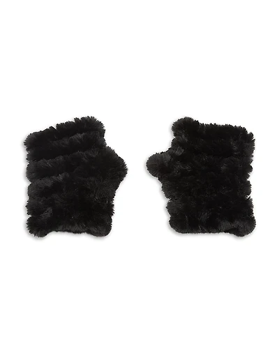 Jocelyn Mandy Faux Fur Fingerless Mittens