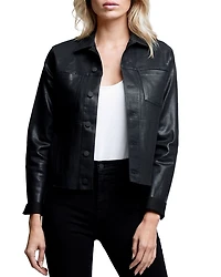 Janelle Coated Trucker Jacket