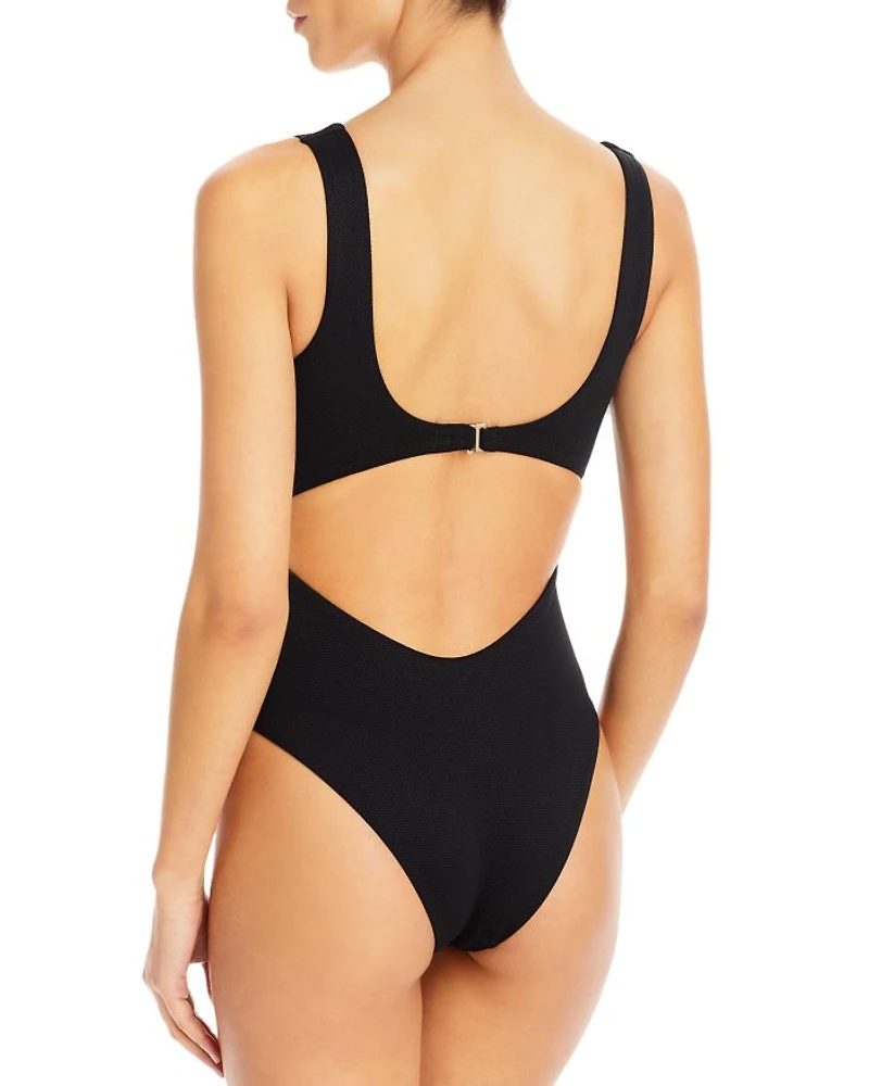 Balboa Textured One Piece Swimsuit