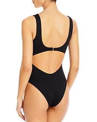 Balboa Textured One Piece Swimsuit