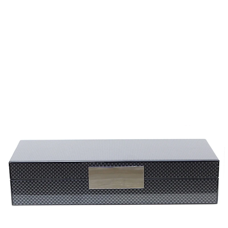 Addison Ross Carbon Fibre Lacquered Box with Silver