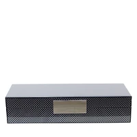 Addison Ross Carbon Fibre Lacquered Box with Silver