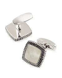 Link Up Mother of Pearl Square Cufflinks