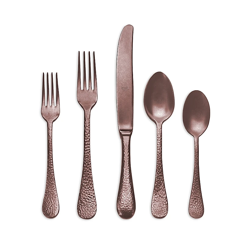 Mepra Epoque Pewter Bronze 5-Piece Place Setting