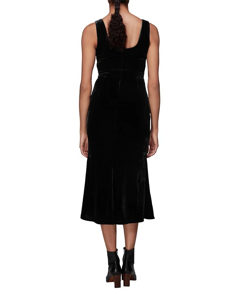 Mila Velvet Midi Dress