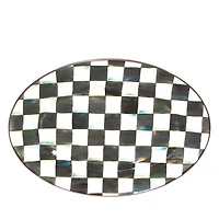 Courtly Check® Enamel Small Oval Platter
