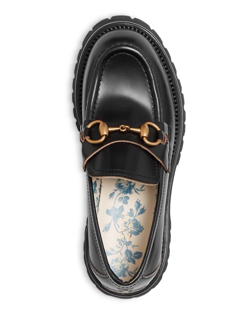 Women's Lug Sole Horsebit Loafers