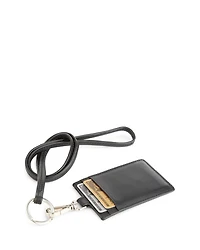 Leather Lanyard Card Case