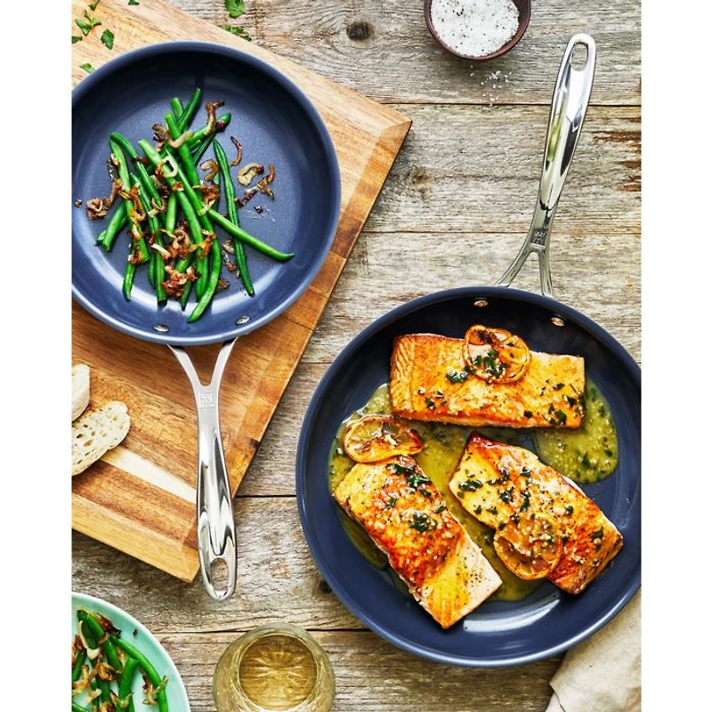 Clad CFX Fry Pans, Set of 2