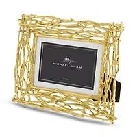 Gold-Tone Twig Frame, 7" x 5"