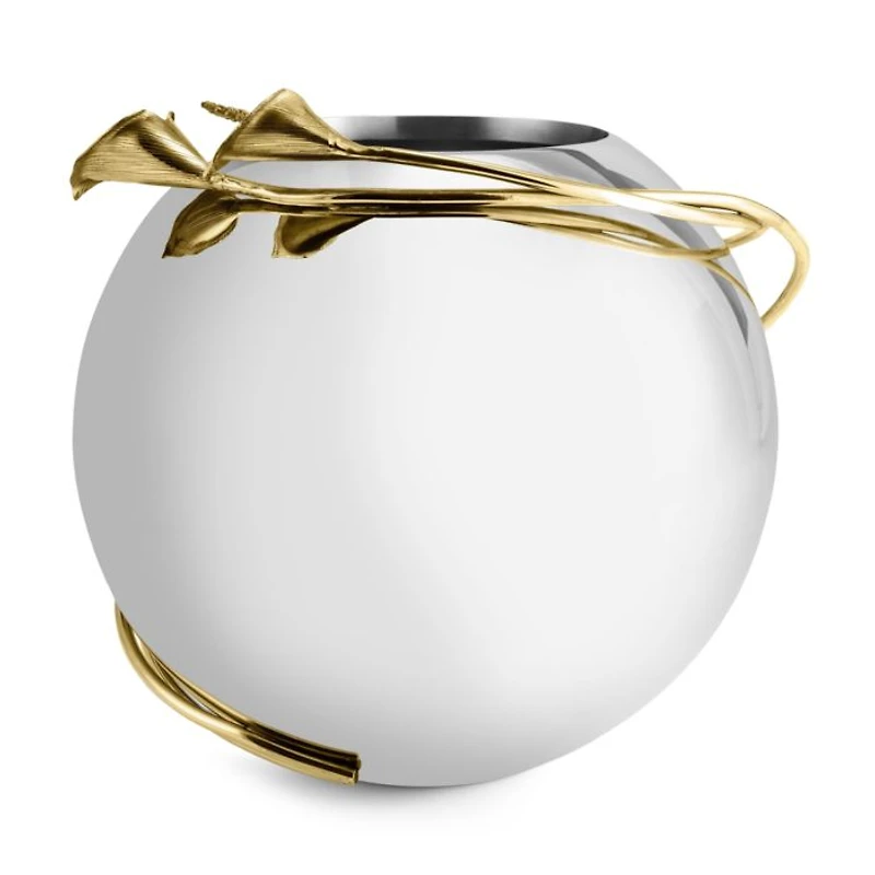 Calla Lily Rose Bowl Vase