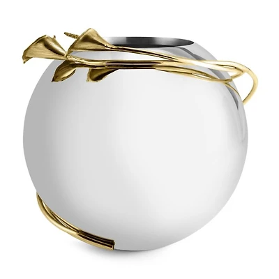Calla Lily Rose Bowl Vase