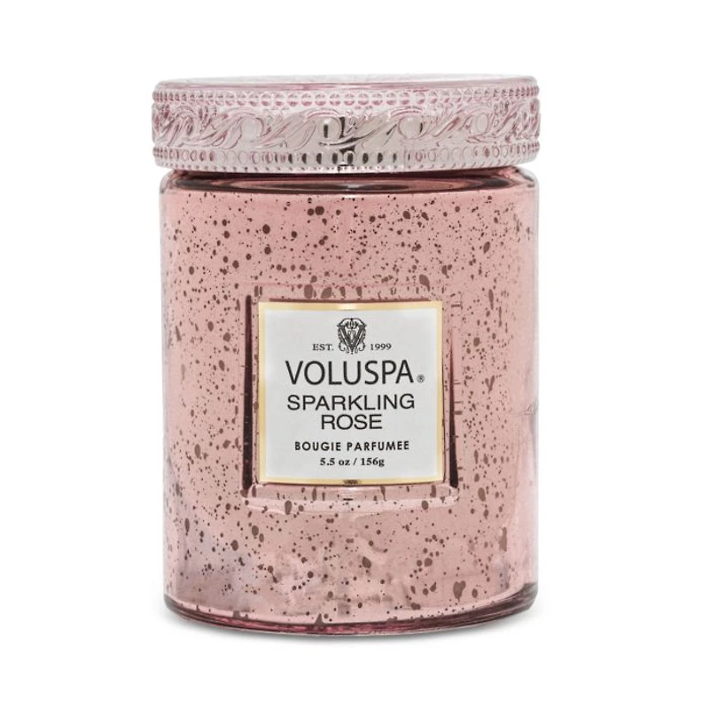 Sparkling Rose Small Candle 5.5 oz.