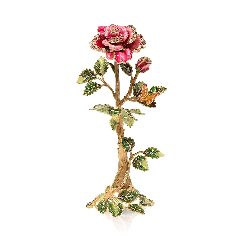 Jay Strongwater Rose Objet