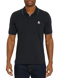 Robert Graham Rossi Short Sleeve Knit Polo Shirt - Exclusive