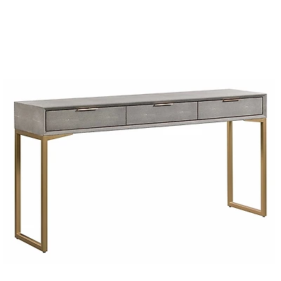 Tov Furniture Pesce Shagreen Console Table