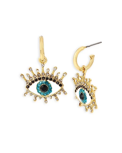 Kurt Geiger London Evil Eye Crystal Drop Earrings