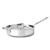 D3 Stainless Steel 4-Quart Saute Pan with Lid