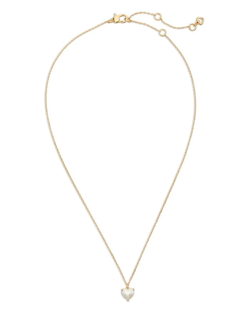 My Love June Birthstone Heart Pendant Necklace, 16"-19"