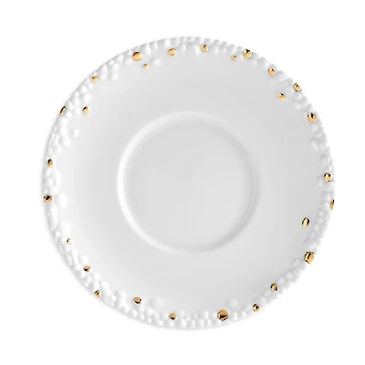 L'Objet Haas Mojave Saucer with Gold Accents