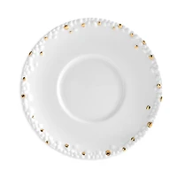 L'Objet Haas Mojave Saucer with Gold Accents