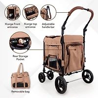 Pet Stroller for Large Dogs, Medium Dogs, Cats