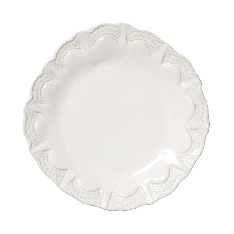 Vietri Incanto Lace Stoneware Salad Plate