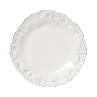 Vietri Incanto Lace Stoneware Salad Plate