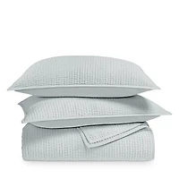 Sky Pickstitch Coverlet Set, Full/Queen