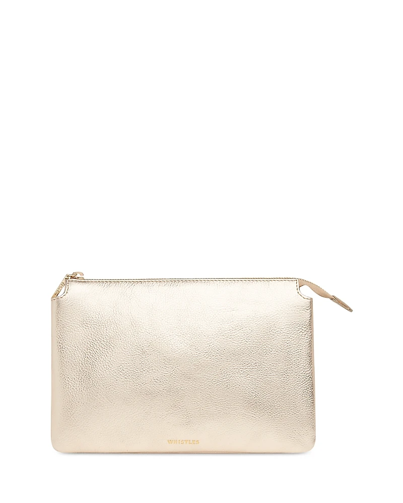 Whistles Elita Leather Clutch