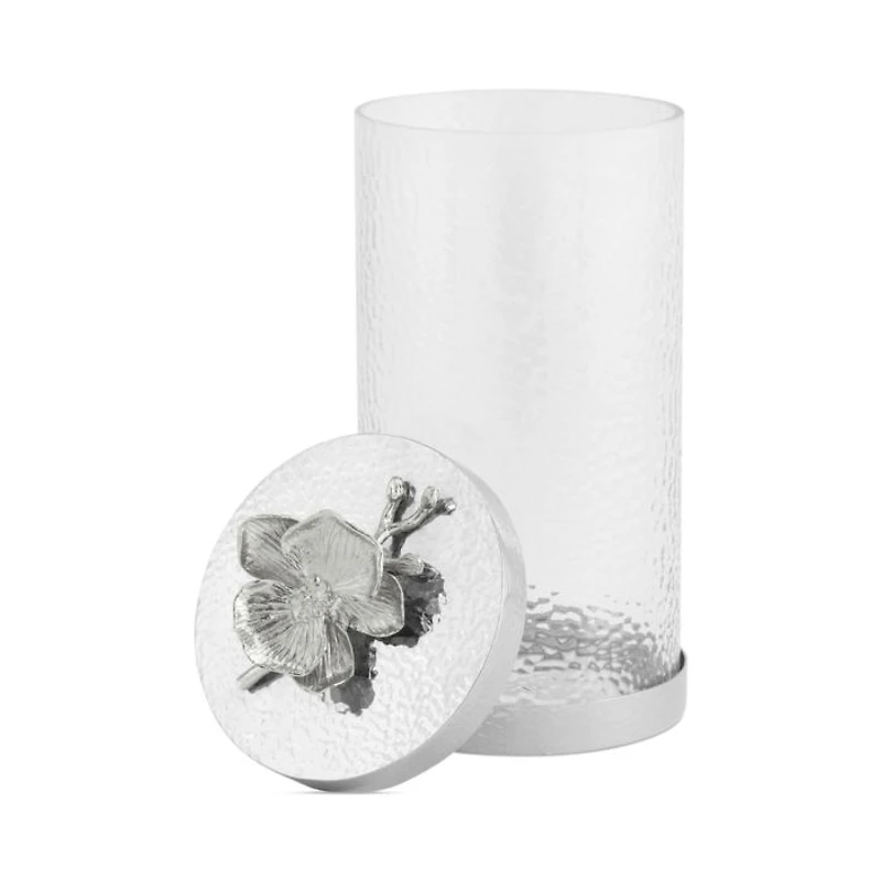 White Orchid Canisters