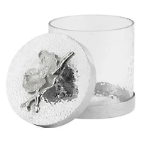 White Orchid Canisters