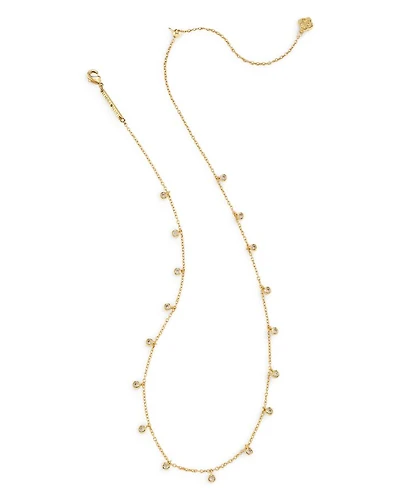 Amelia Fringe Chain Necklace, 19"