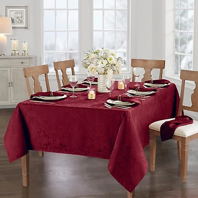Elrene Caiden Elegance Damask Tablecloth