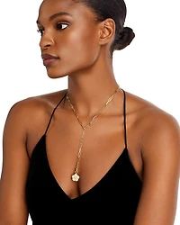 18K Yellow Gold Daisy Lux Diamond Locket Y Necklace, 20" - Exclusive