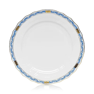 Herend Chinese Bouquet Dinner Plate, Garland Blue