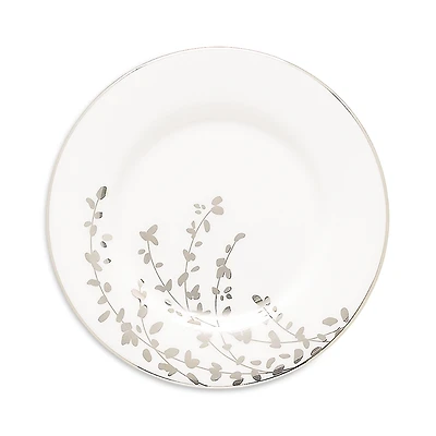 kate spade new york Gardner Street Platinum Tea Saucer