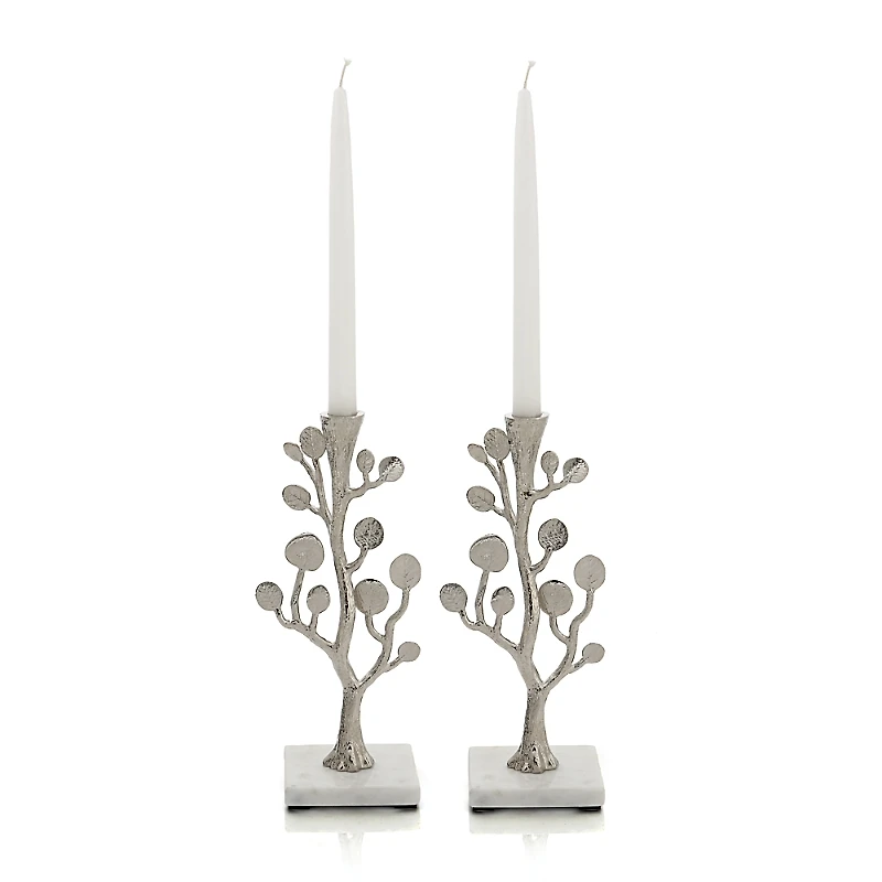 Michael Aram Botanical Leaf Candlesticks