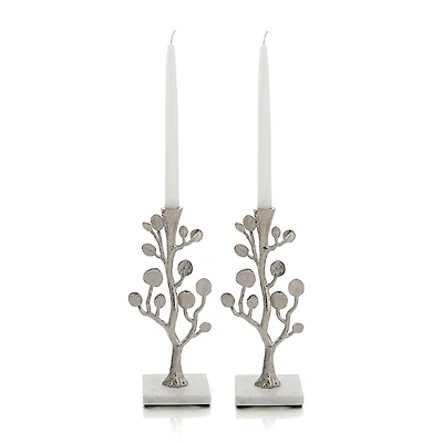 Michael Aram Botanical Leaf Candlesticks