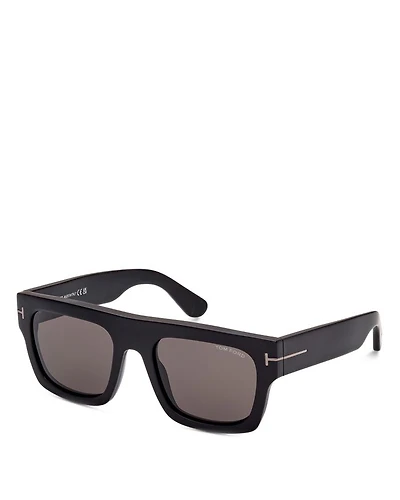 Fausto Geometric Sunglasses, 53mm