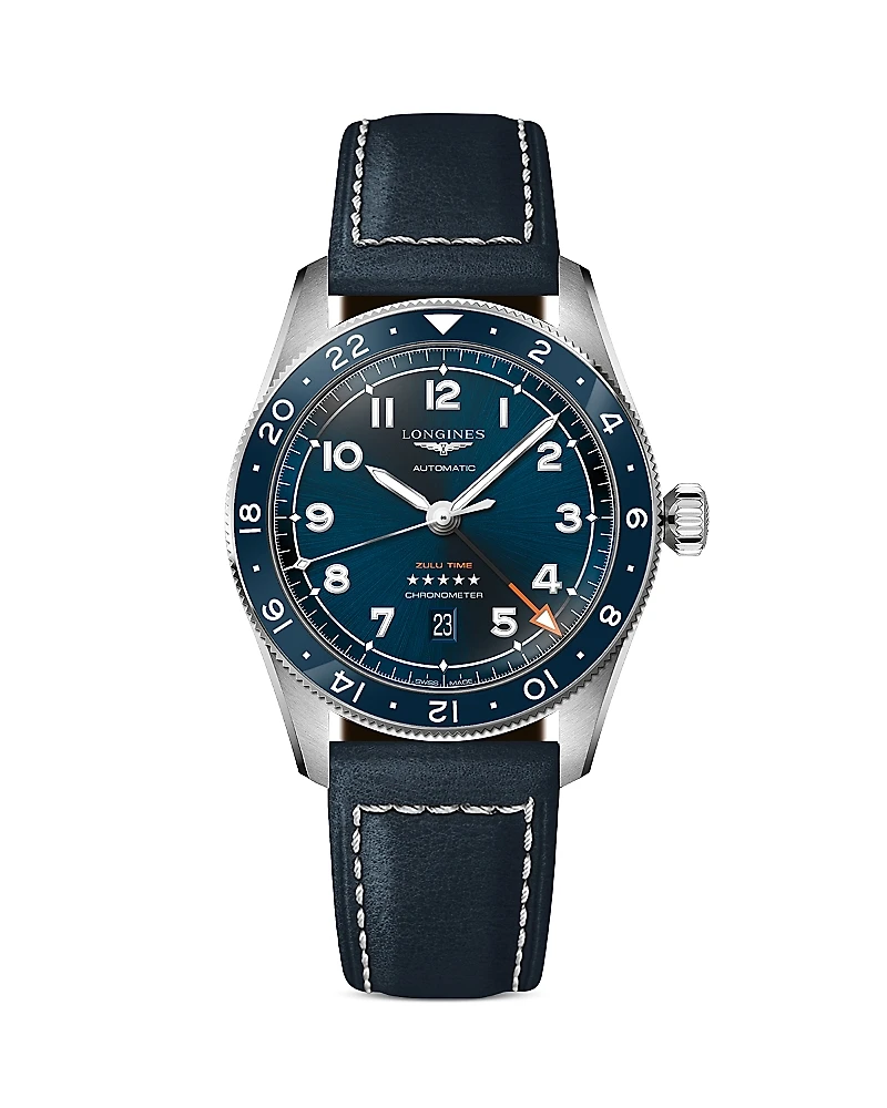 Longines Spirit Zulu Time Gmt Chronometer, 42mm