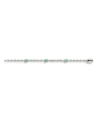 Sterling Silver Interlocked G Bead Bracelet