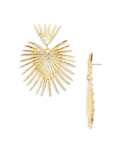 Kenneth Jay Lane Fan Drop Earrings