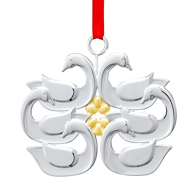 Twelve Days of Christmas Ornament - Six Geese A Laying